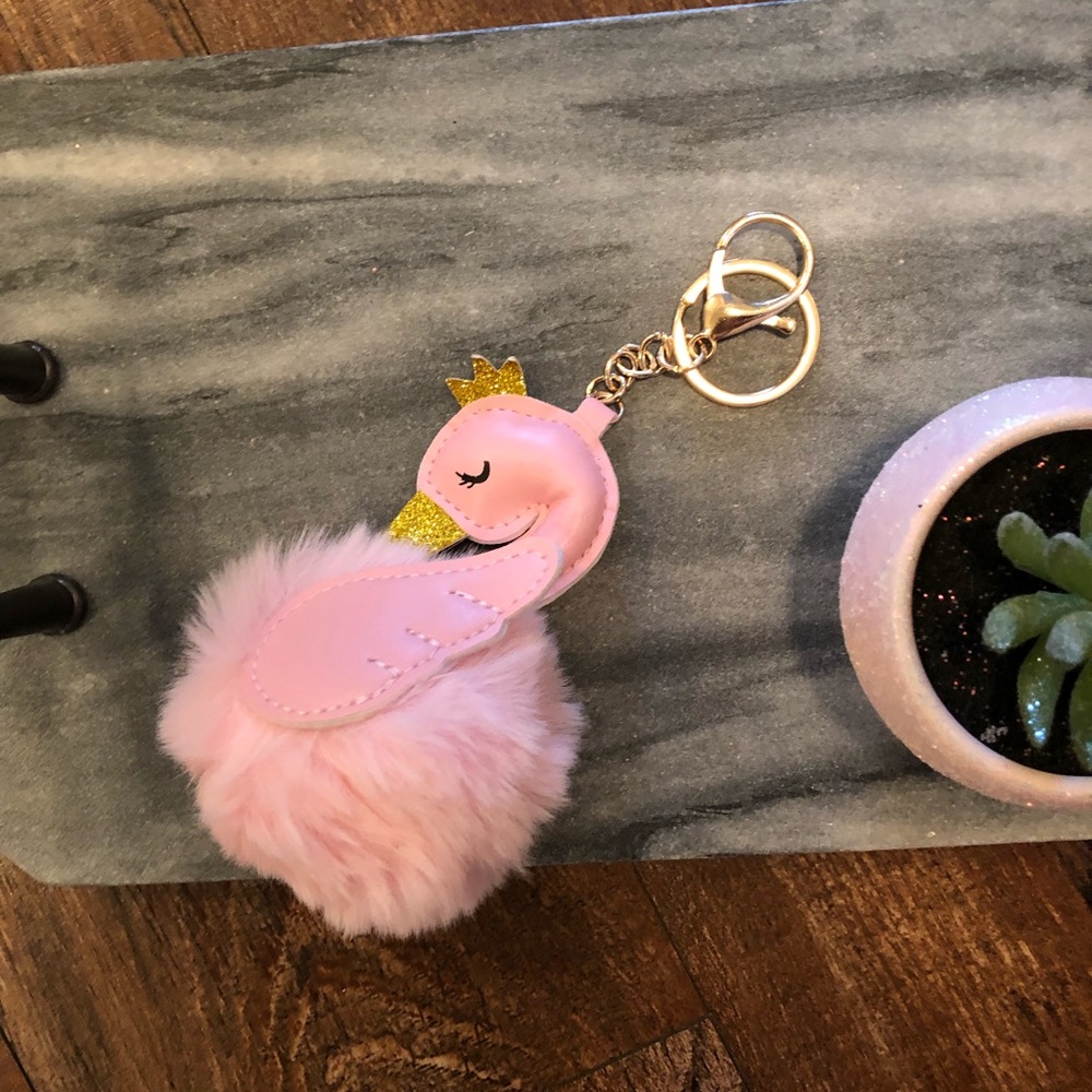 Swan Princess Keychain
